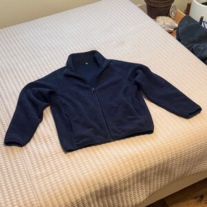 Uniqlo Navy Blue Full-Zip Jacket